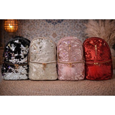 Σακίδιο πλάτης με παγιέτα Σακίδιο πλάτης με παγιέτα